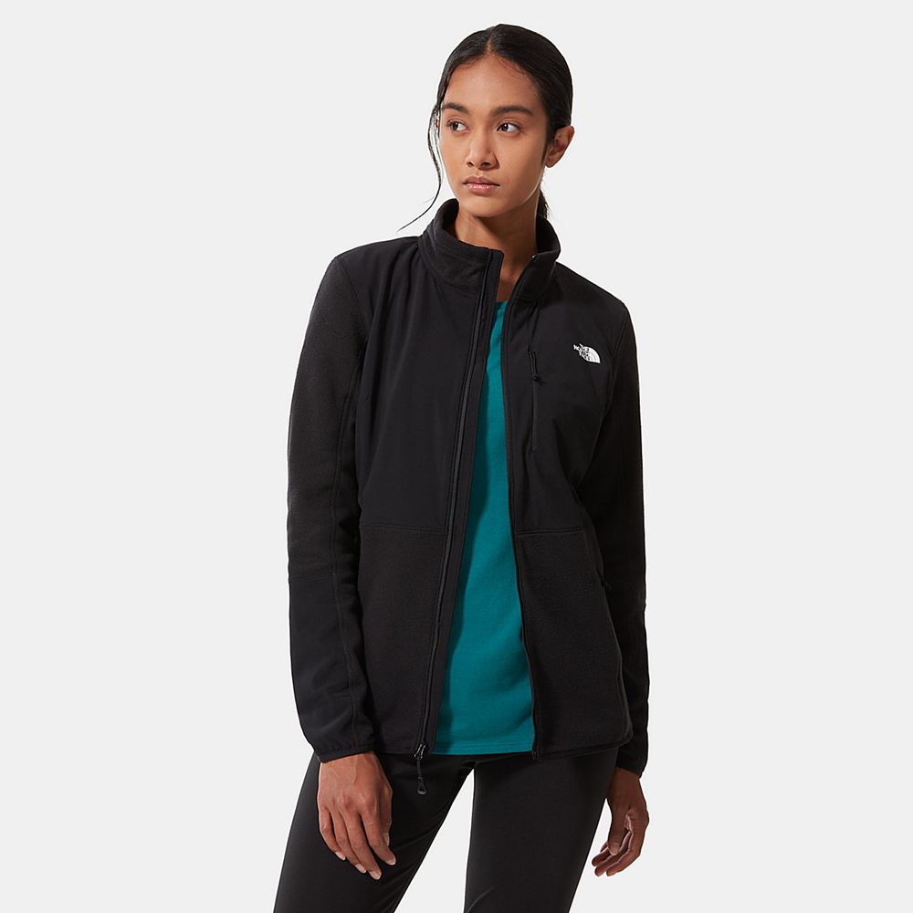 The North Face Fleece Womens Australia - The North Face Diablo Midlayer Black Hiking (FXI-679304)